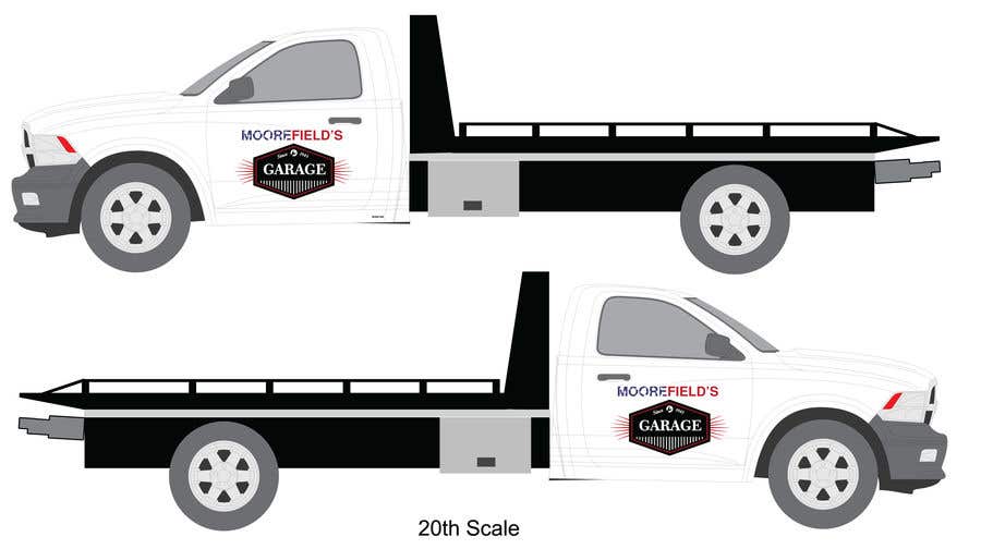 Kilpailutyö #35 kilpailussa                                                 Moorefields Garage wrap / logo design
                                            