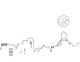#68 para Skyline line sketch (New York) de GrissomGraphics