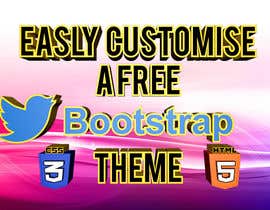 #25 untuk Design an Advertisement for Easily Customise a FREE Bootstrap Template oleh hatimmak