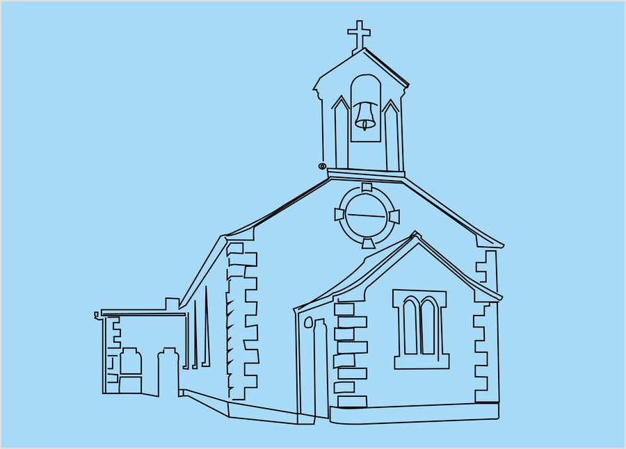 Contest Entry #36 for                                                 Draw an outline of this church in illustrator.
                                            
