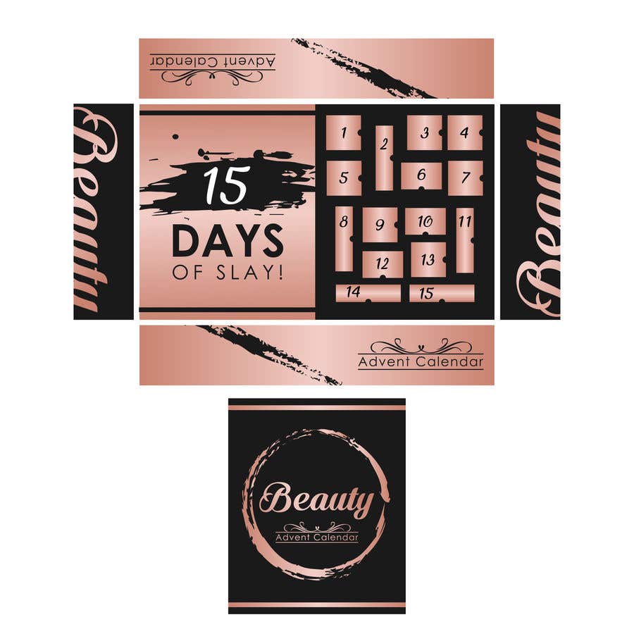 Participación en el concurso Nro.5 para                                                 Design Beauty Advent Calendar Box
                                            