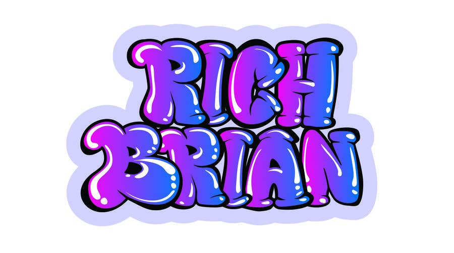 Kandidatura #288për                                                 "RICH BRIAN" custom style logo
                                            