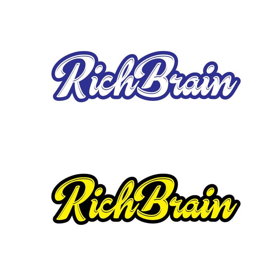 Contest Entry #144 for                                                 "RICH BRIAN" custom style logo
                                            