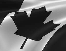 #64 για Big black Canadian Waving Flag από juliantoK
