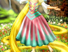 #77 para Princess Rapunzel Cartoon por jasongcorre