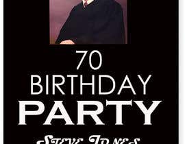 #47 for 70th Birthday Invite by FaiqaHafeez