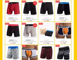 #34 for Re-design my Underwear eCommerce home page by penciler