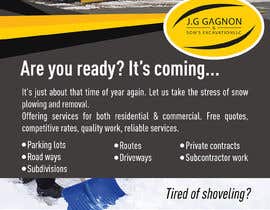 #7 for Create snow plowing &amp; removal flier by gradynelson