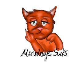 #16 for Illustrate a Garfield similar Cat with a middle Finger by olaczekaj30