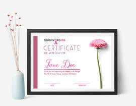 #9 for Design a certificate of appreciation for charity av SatuNolStudio