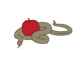 #31 para Simple image with snake and apple de adlixv
