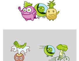 #87 para BLENDI .  I need some  Fruit and Veg turned into fun happy cartoon like de corefreshing