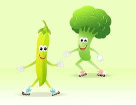 #93 för BLENDI .  I need some  Fruit and Veg turned into fun happy cartoon like av starwings333