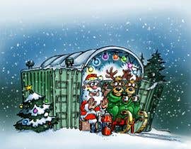 #6 Cartoon for DomeShelter Christmas  card and email részére chris2845 által