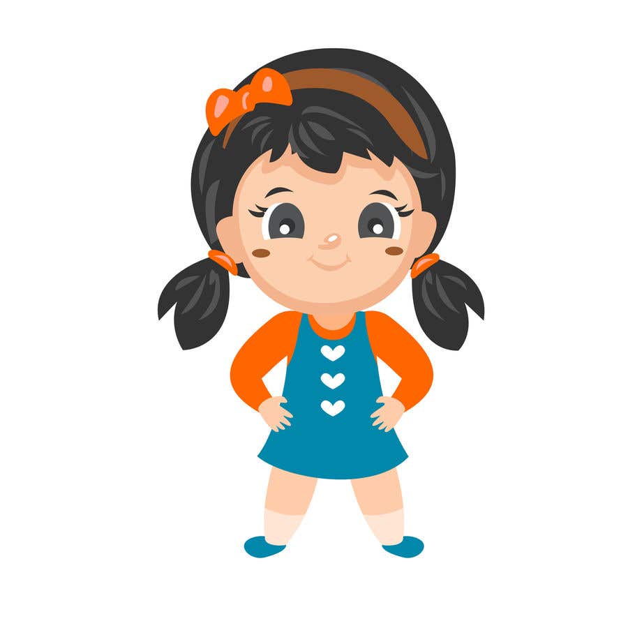 Entry #2 by noorpiash for Improve a cartoon character of the girl |  Freelancer