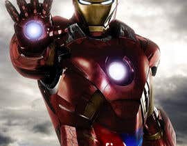 nº 35 pour I need the logo to be embedded onto Iron Man’s lower stomach par Arfanmahadi 