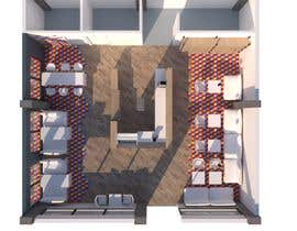 #6 для 3D Perspective and Floor Plan Hobby Cafe від maribelriveraram