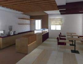 #21 untuk 3D Perspective and Floor Plan Hobby Cafe oleh Furuus
