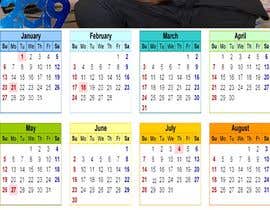 Nambari 18 ya Can someone design calendar 2019 one page with A1or A2 na NURUNNAHAR017