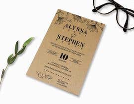 #22 for Design a rustic wedding invite template by wahwaheng
