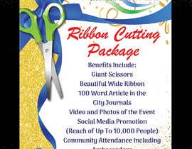 #15 för Ribbon Cutting Advertisment Design av Fantasygraph