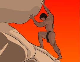 #3 สำหรับ Picture of Sisyphus pushing a boulder up hill โดย mikelpro