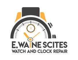 #136 untuk E. Wayne Scites Watch and Clock Repair       Logo Graphic Design oleh kabir20032001
