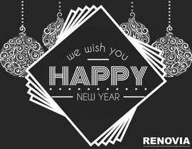 #8 for Design Christmas greeting card. The card should be customized with the company logo. The company name is Renovia, it’s an interior design company. So the theme of the card should match this concept. The logo should be the main element in the card. by khushalichavda
