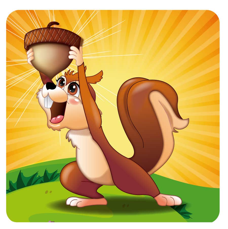 ผลงานการประกวด #57 สำหรับ                                                 Game Icon: Squirrel + Nut
                                            