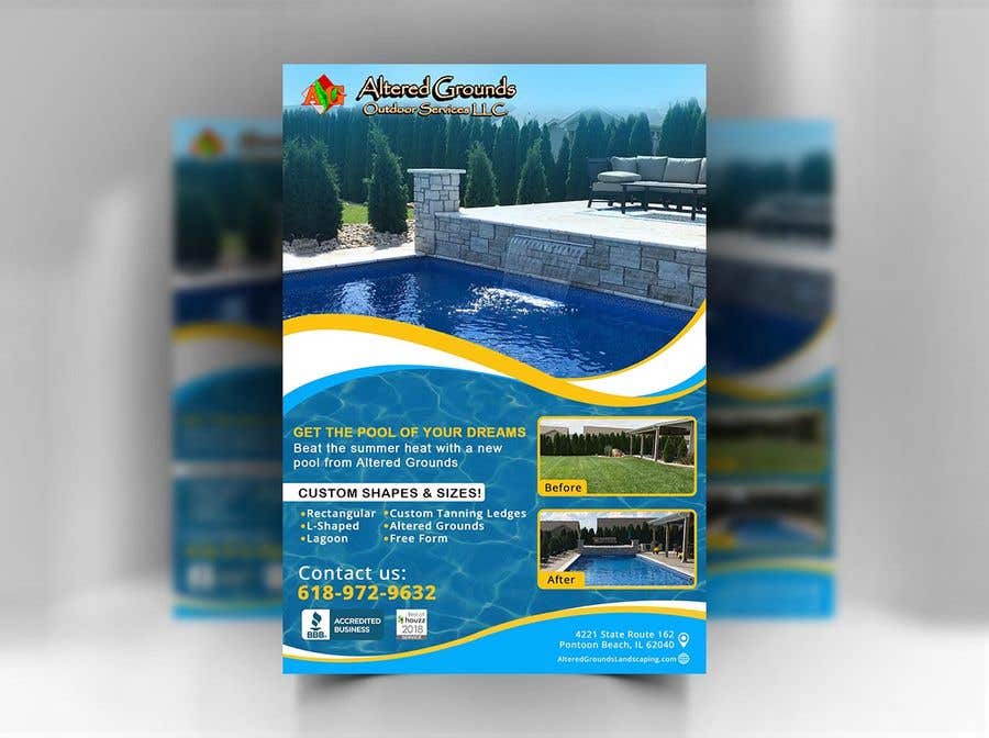 Contest Entry #5 for                                                 Design Print Ad For Pool
                                            
