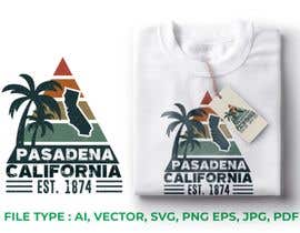 #180 para Design a Pasadena California T-Shirt de FARUKTRB