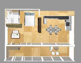 #20 per Floorplan for luxury vacation apartment da TheresaSuen