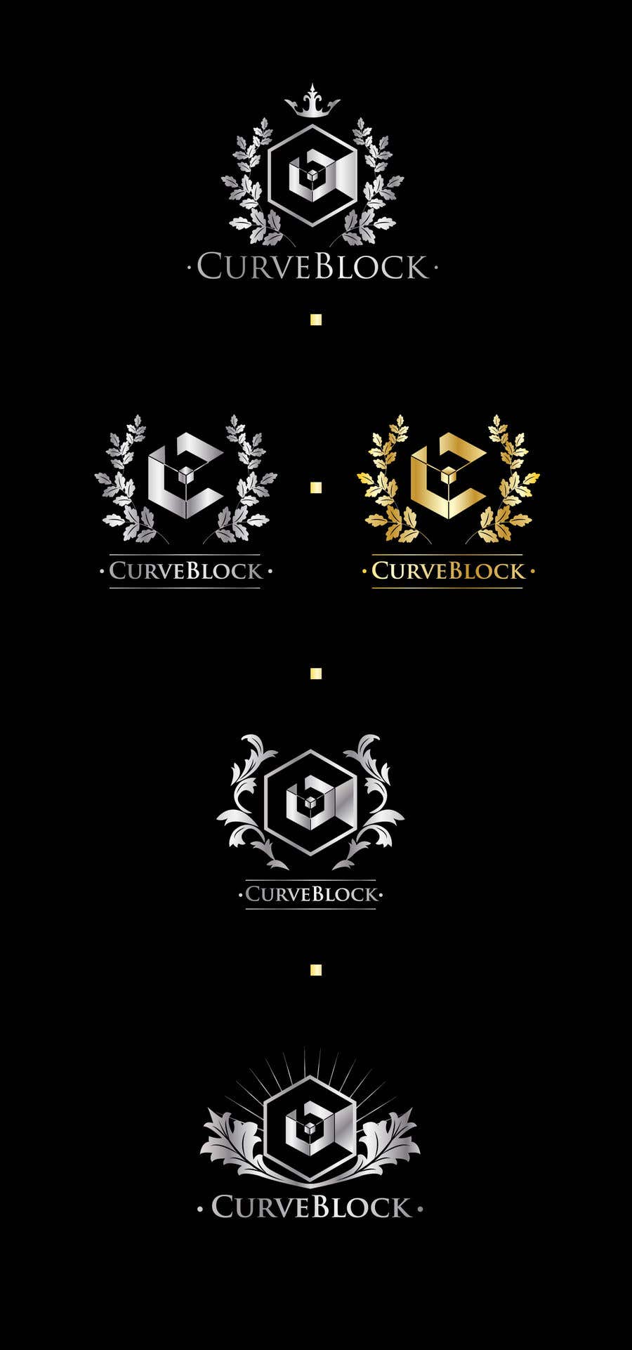 Proposition n°56 du concours                                                 We need a luxury logo designed for CurveBlock, CurveBlock is a Real Estate Developments company within the blockchain sector, some examples are attached, ideally we’d like the logo in Gold or Silver.
                                            