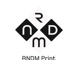 #14 para Create logo for RNDM Print (abbreviated Random Print) de cerenowinfield
