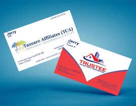 #28 para design double sided business cards - tax company/real estate company de riza701