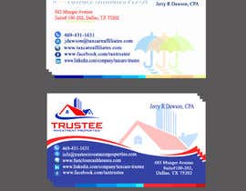 #35 untuk design double sided business cards - tax company/real estate company oleh salauddinahmed53