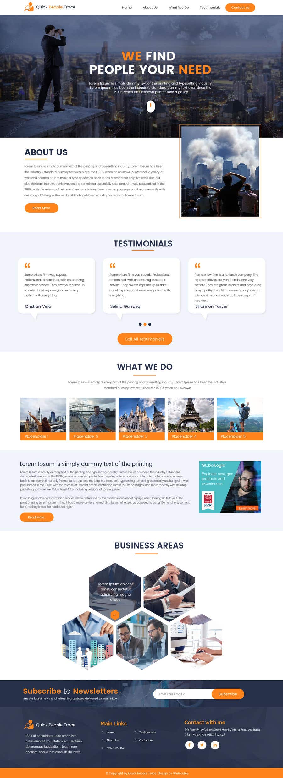 Kilpailutyö #6 kilpailussa                                                 Design an Awesome Landing Page
                                            