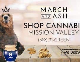 #13 ， Billboard Design for March and Ash dispensary - Bear with Hand in Cookies Jar 来自 leiidiipabon24