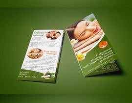 #11 para Massage therapy Tri-fold (Z-fold) flyer design with mach business card por webcreadia