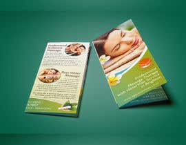 #15 for Massage therapy Tri-fold (Z-fold) flyer design with mach business card by webcreadia
