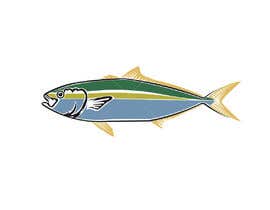 #10 สำหรับ Graphic designer required to draw an image of a Kingfish that can be used for embroidery. โดย arirushstudio