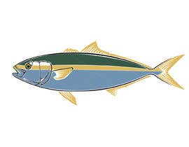 #27 for Graphic designer required to draw an image of a Kingfish that can be used for embroidery. by arirushstudio