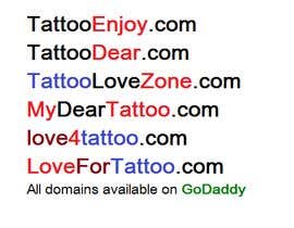Nro 27 kilpailuun Domain name for tattoo masters portal käyttäjältä vishwajeetbb