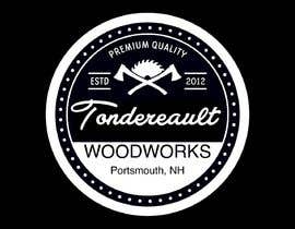 #6 ， I want to replace “Lumberjack” with “TONDREAULT”, keep “woodworks,” I want the location to be Portsmouth, NH, and I want the establish date to be 2012. Also, I’d like the wavy circular outside edge to be a clean circle. 来自 yasyap