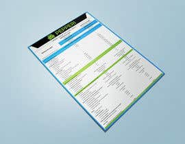 #8 for A4 Marketing Brochure based of Excel Sheet by Hcreativestudio
