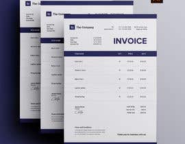 #28 for Design a modern invoice template by masudhridoy