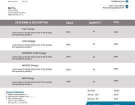 #3 for Design a modern invoice template by designersalma19