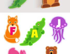 #44 for Bath animals letters and number for kids by veranika2100