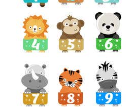 #28 pentru Bath animals letters and number for kids de către irfannosh