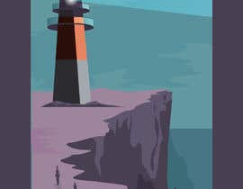 #11 para Retro style artist needed for poster design - must include a lighthouse, shipping, clifftop design de tahmidkhan19